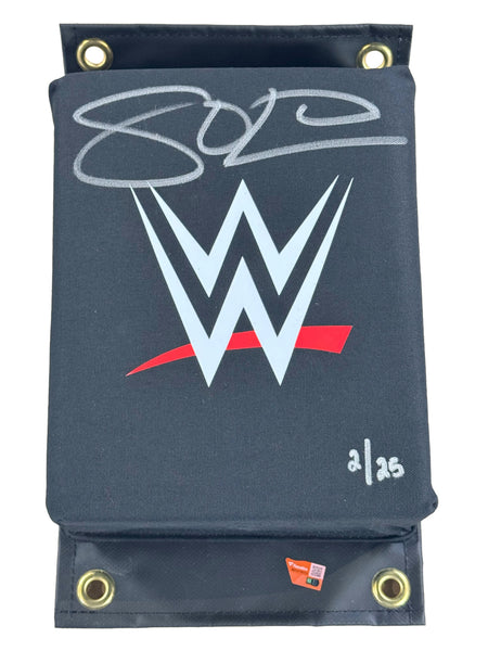 Solo Sikoa Signed WWE Logo Turnbuckle LE /25 Auto Fanatics WWE Under Wraps COA