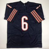 Autographed/Signed Jay Cutler Chicago Blue Football Jersey PSA/DNA COA