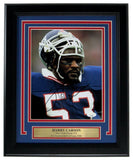 Harry Carson HOF New York Giants Signed/Auto 8x10 Photo Framed JSA 162251