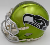 Kenneth Walker III Autographed Seahawks Flash Green Mini Helmet Beckett W412488