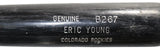 Eric Young Colorado Rockies Game Used Black Louisville Slugger Bat 57287