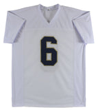 Jeremiah Owusu-Koramoah Authentic Signed White Pro Style Jersey BAS Witnessed