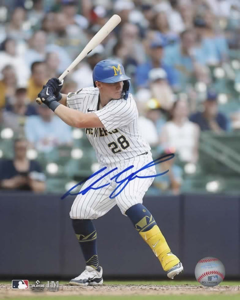 ANDREW VAUGHN - Milwaukee Brewers Infielder - Signed 8x10 Photo #3 AUTO