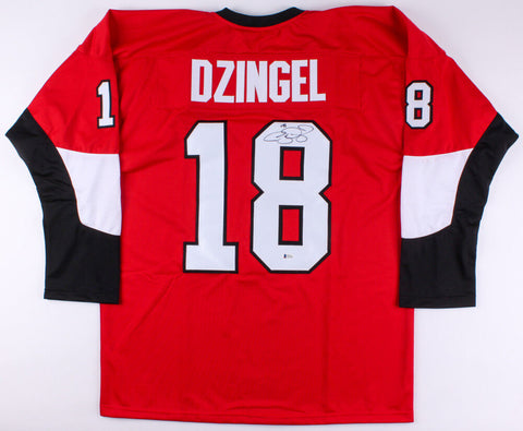 Ryan Dzingel Signed Senators Jersey (Beckett COA) Playing career 2014-present