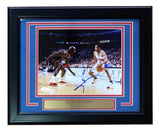 Allen Iverson Signed Framed 8x10 76ers vs Michael Jordan Photo JSA ITP