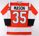 Steve Mason Signed Flyers Jersey (Beckett COA) Playing career 2008-present