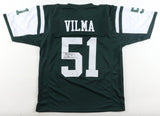 Jonathan Vilma Signed New York Jets Jersey (JSA) 3xPro Bowl Linebacker/ 2004 ROY
