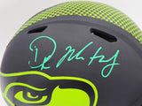 DK Metcalf Autographed Seahawks Eclipse Full Size Authentic Helmet Fanatics Holo