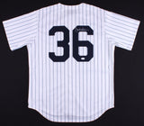 Carlos Beltran Signed New York Yankees Pinstriped Majestic Jersey (JSA COA)