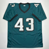 Autographed/Signed Darren Sproles Philadelphia Green Jersey Beckett BAS COA