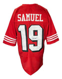 Deebo Samuel Signed Custom Alternate Red Pro-Style Football Jersey JSA Hologram