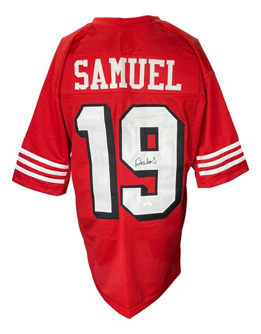Deebo Samuel Signed Custom Alternate Red Pro-Style Football Jersey JSA Hologram