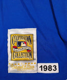 Buddy Bell Signed Texas Rangers Mitchell & Ness 1983 Cooperstown Jersey /Beckett