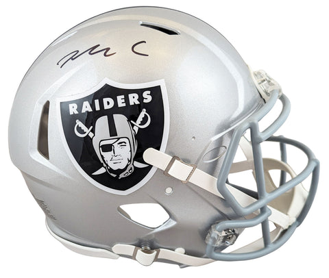 Raiders Maxx Crosby Authentic Signed Full Size Speed Proline Helmet Fanatics