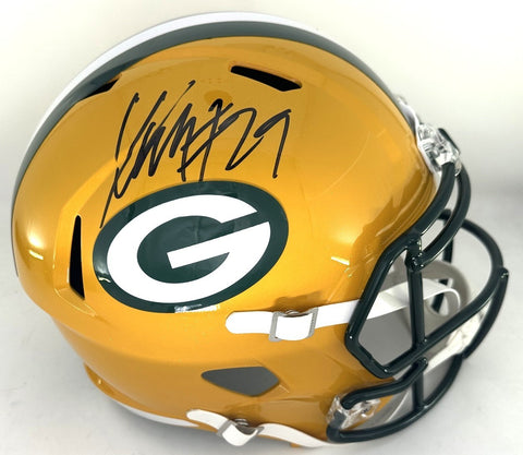 Packers Safety XAVIER McKINNEY Signed Full Size Replica Speed Helmet AUTO - JSA