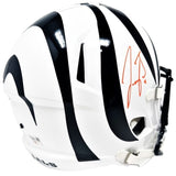 Joe Burrow Autographed Bengals White Alternate Full Size Speed Helmet Fanatics