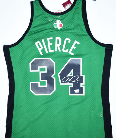 Paul Pierce Signed Celtics Mitchell & Ness Green HWC Swingman Jersey- Fanatics
