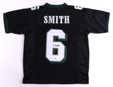 DeVonta Smith Signed Philadelphia Eagles Black Jersey (Beckett COA) 2020 Heisman
