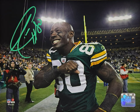 Packers SB Champ DONALD DRIVER Signed 8x10 Photo #25 AUTO - Career Leader