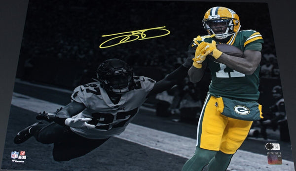 JAYDEN REED SIGNED AUTOGRAPHED GREEN BAY PACKERS 16x20 SPOTLIGHT PHOTO BECKETT