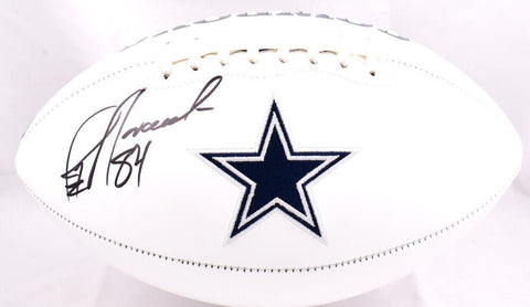 Jay Novacek Autographed Dallas Cowboys Logo Football- Beckett W Hologram *Black