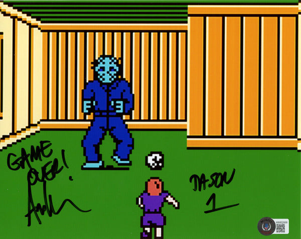 Ari Lehman Autographed/Signed Friday The 13th 8x10 Photo Jason Beckett 36408