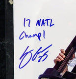 Logan O'Connor Autographed DU Championship Photo with plaque