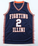 Andrej Stojakovic Signed Illinois Jersey (JSA) Fighting Illini Shooting Guard