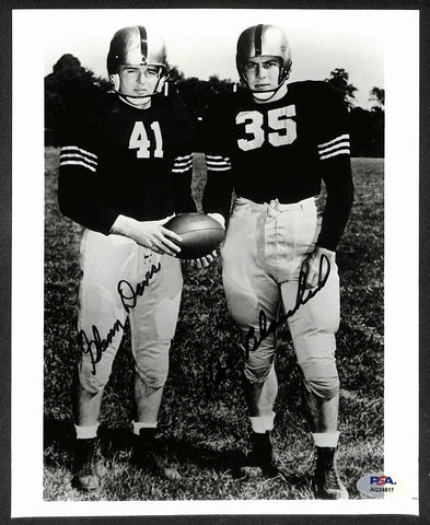 Glenn Davis & Doc Blanchard Signed 8x10 Photo ARMY Heisman Winners PSA/DNA 0777