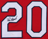 Lou Brock Signed Red St. Louis Cardinals Jersey (JSA COA) 2xWorld Series Champs