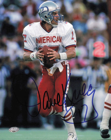 Dave Krieg Autographed Signed 8x10 Photo Seattle Seahawks MCS Holo #63464