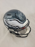 JALEN HURTS & SAQUON BARKLEY SIGNED EAGLES SPEEDFLEX HELMET FANATICS BECKETT