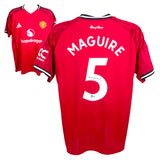 Harry Maguire Signed Manchester United Soccer Jersey #5 with Beckett COA