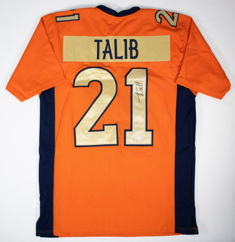 Aqib Talib Signed Denver Broncos Jersey (JSA COA) 5xPro Bowl 2013-2017/ Def Back