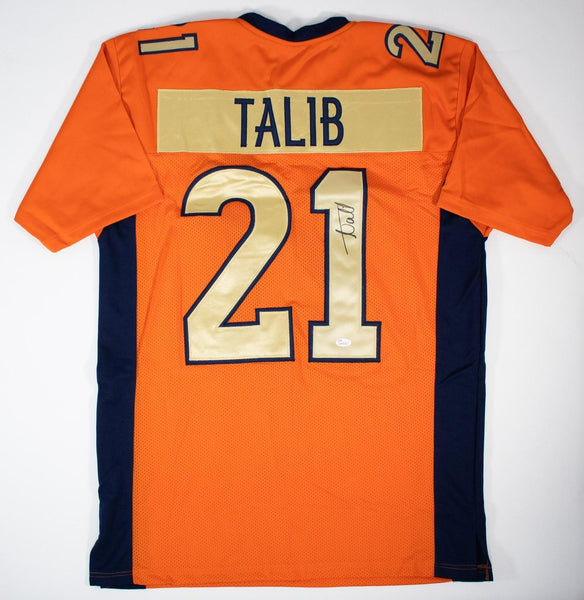 Aqib Talib Signed Denver Broncos Jersey (JSA COA) 5xPro Bowl 2013-2017/ Def Back