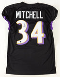 Keaton Mitchell Signed Baltimore Ravens Pro Cut Jersey /Beckett East Carolina RB