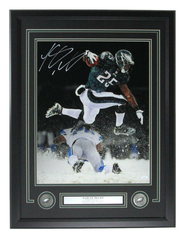 LeSean McCoy Eagles Signed/Autographed 16x20 Photo Framed JSA 161736