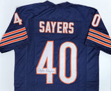 Bears Hall of Famer GALE SAYERS Signed Custom Replica Chicago Jersey AUTO - PSA