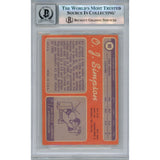 OJ Simpson Autographed 1970 Topps #90 HOF 10 Grade Card Beckett 46485