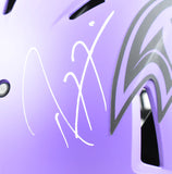 Suggs, Lewis, Reed Signed Ravens F/S Rave Speed Authentic Helmet- Beckett W Holo