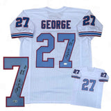 Eddie George Autographed Signed Jersey with 96 NFL ROY inscription - Beckett - W