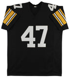 Mel Blount Authentic Signed Black Pro Style Jersey Autographed BAS Witnessed