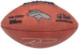 Russell Wilson Signed Official NFL Leather Broncos Logo Football Fanatics Holo