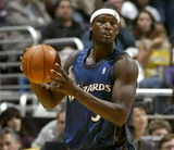 Kwame Brown Signed Washington Wizards Champion Style Jersey (JSA COA)