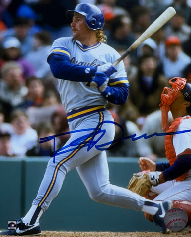 ROB DEER - Milwaukee Brewers Outfielder MLB - Signed 8x10 Photo #11 AUTO