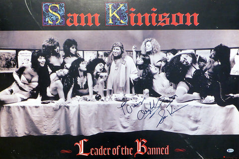 Sam Kinison Autographed Signed 23x35 Poster Comedian "To Craig" Beckett H10163