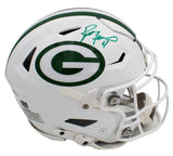 Brett Favre Signed Green Bay Packers SpeedFlex Authentic Alt White NFL Helmet