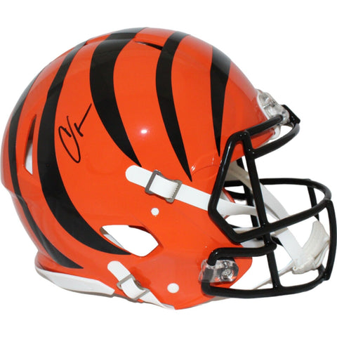 Chad Johnson Autographed Cincinnati Bengals Authentic Helmet Beckett 44040