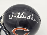 Dick Butkus & Gale Sayers Autographed Bears Blue Mini Helmet Beckett #AE16660