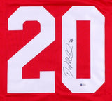 Drew Miller Signed Red Wings Jersey (Beckett) Playing career 2006-present